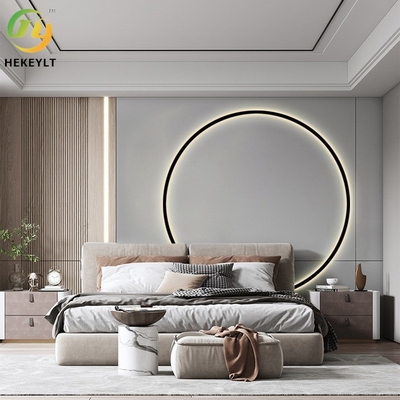 Lampu Dinding Cincin LED Sederhana Modern Untuk Latar Belakang Kamar Tidur Headboard Ruang Tamu