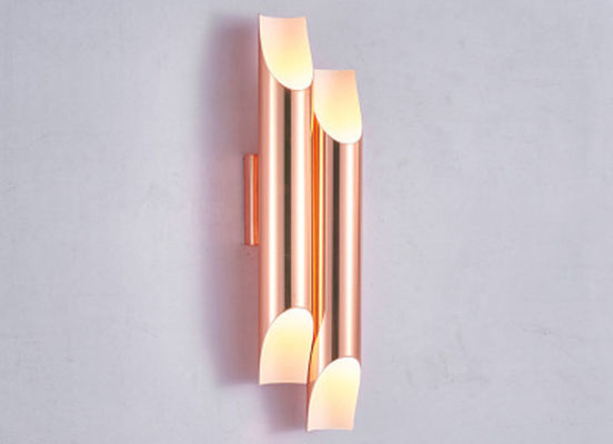 Nordic Bevel 6 * 40cm / 12 * 50cm Decor Sconce Cenderung Modern Wall Light Tube