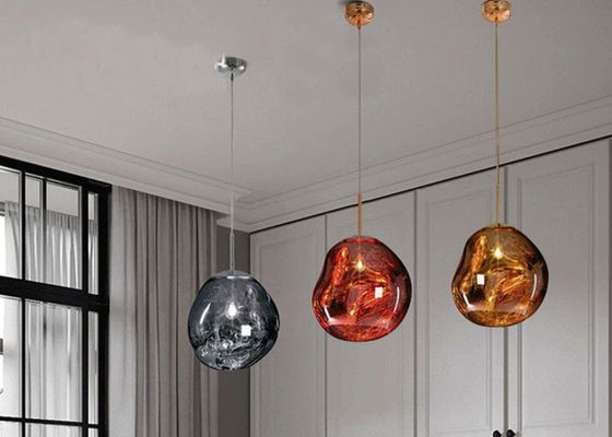 30 CM Nordic LED Glass Dixon Lava Ball 10W E27 Lampu Pendant Modern