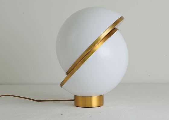 1.8m Cable Study Spherical Acrylic Dia 300mm Lampu Meja Samping Tempat Tidur