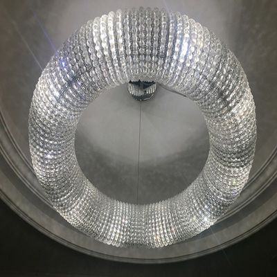 OEM Clear Crystal Modern Pendant Light Dekorasi Dalam Ruangan