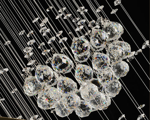 Luxury Led Modern Hanging Crystal Pendant Light Untuk Dekorasi Rumah