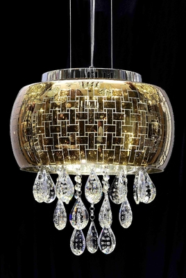 30000h Modern Crystal Pendant Light Dekorasi Pernikahan Interior Mewah