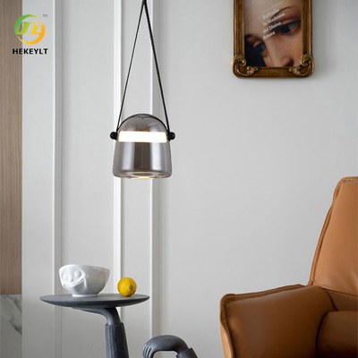 Kamar Tidur Hotel Led Glass Pendant Light Post Modern Luxury Hanging