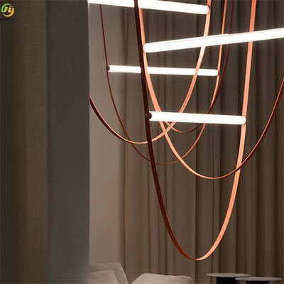 Rumah/Hotel Metals Art Baking Paint Brown LED Modern Pendant Light