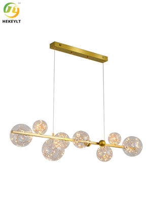LED Modern Nordic Glass Pendant Light Untuk Showroom