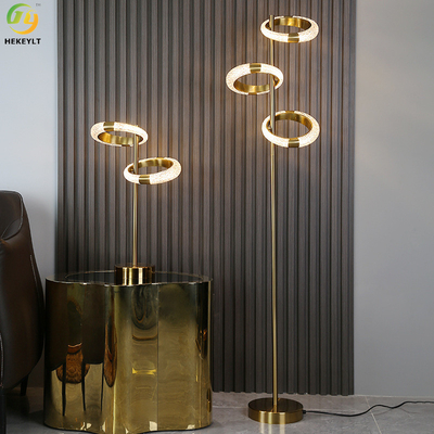 Meja Nordic LED / Lampu Lantai Besi Aluminium Untuk Hotel Indoor