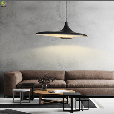 Rumah/Hotel Besi + FRP Seni Hitam Putih Aplikasi LED Nordic Pendant Light