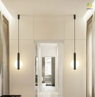 Besi Akrilik LED Tri Nordic Pendant Light Untuk Showroom