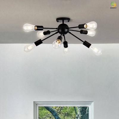 E27 Iron Nordic Pendant Light Untuk Rumah / Hotel / Showroom