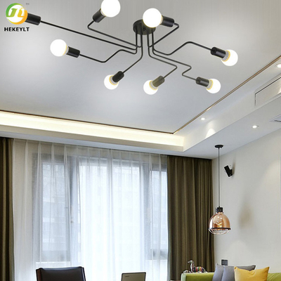 Besi Nordic LED Ceiling Light E26 Untuk Hotel / Ruang Tamu / Showroom / Kamar Tidur