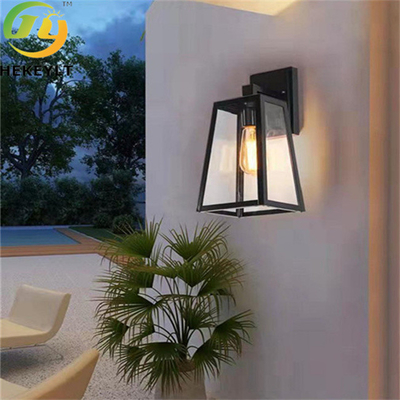 Lampu Dinding Tahan Air Kaca Aluminium 40 Watt E26 Untuk Dekorasi Luar Ruangan