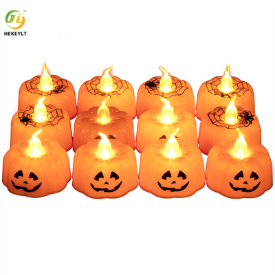 Halloween Labu Baterai Dioperasikan Lilin LED Lampu Malam Dekorasi Pesta