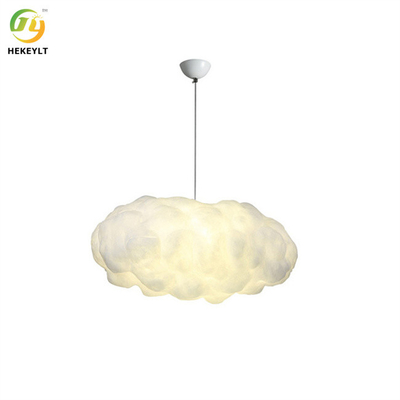 LED Tekstil Cloud Berbentuk Modern Pendant Light E26 Bulb Base Creative