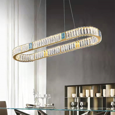 Lampu Liontin Kristal Led Mewah Mewah Untuk Dekorasi Rumah Hotel