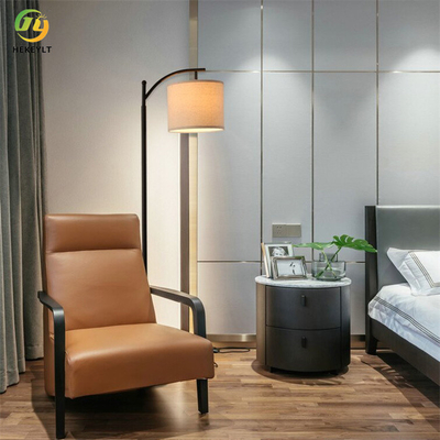 Bahan Logam LED Modern Floor Light Nordic Style E26 Bulb Base