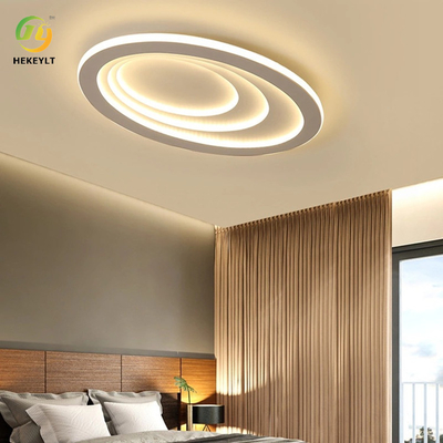 Atmospheric Acrylic Shade LED Ceiling Light 48w Romantis Kreatif Untuk Ruang Tamu
