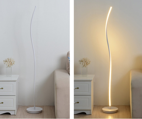 Lampu Lantai Led Modern Nordic Sudut Elegan Dekoratif Unik Spiral