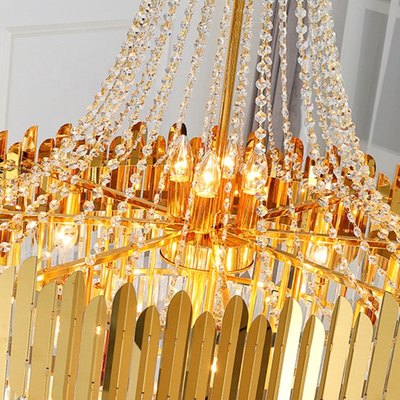 Nordic Mewah Kristal Modern Liontin Lampu Dekorasi Rumah Lampu Gantung Mewah
