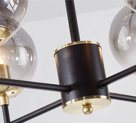 Nordic Mewah LED Modern Ditiup Bola Kaca Kamar Tidur Lampu Gantung Dekorasi Rumah