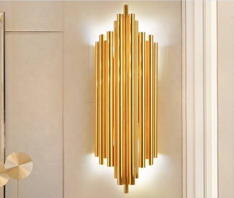 Kepribadian Kreatif Seni Logam Lampu Dinding Ruang Tamu Koridor Hotel Lampu Dinding