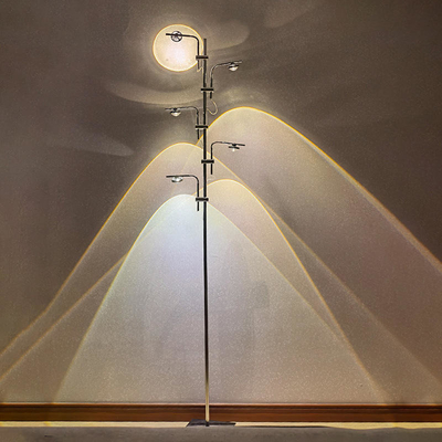 Kamar Tidur Dekoratif Kaca Sunset Lampu Lantai LED Proyeksi Lampu 20*180cm / 20*158cm