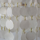 Lampu Dinding Kristal Modern Dalam Ruangan Kerang Alami Dekoratif