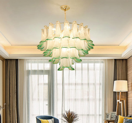 Lampu Gantung Kaca Led Modern Mewah Untuk Kamar Tidur Hotel Villa Dekoratif Pernikahan