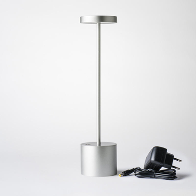 Metal Touch Wireless Table Lamps Baterai Dioperasikan Dapat Diisi Ulang