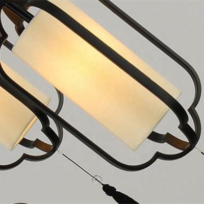 E27 Kesederhanaan Art Modern Pendant Light Untuk Tangga Rumah Pernikahan