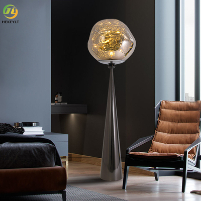 Lampu Lantai Lava Logam Mewah Modern Untuk Sofa Kamar Tidur Ruang Belajar Ruang Tamu