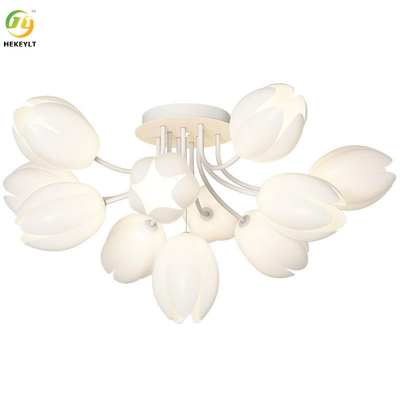 Design Sense french cream tulip G9 Lampu Plafon Untuk Ruang Tamu Kamar Tidur