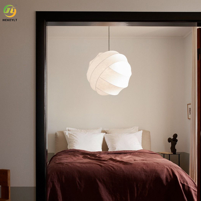 Wabi-Sabi Lampu Gantung Sutra Sederhana Untuk Ruang Tamu Kamar Tidur Ruang Makan