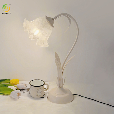 D30 X H50CM Flower Eye Protection Table Lamp Untuk Samping Tempat Tidur Kamar Tidur