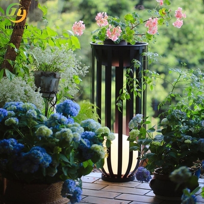 Outdoor Lawn Garden Pot Landscape Light Villa Terrace Solar Garden Light Balkon Bunga