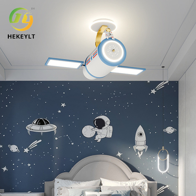 Cartoon Plane Kamar anak-anak Lampu langit-langit cerdas Spektrum penuh LED Perlindungan mata Lampu kamar tidur