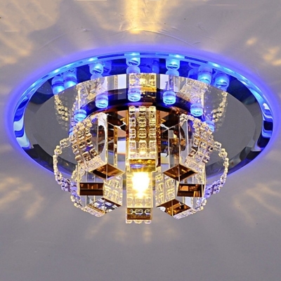 Modern Crystal Aisle Spot Light Creative Entry Kaca Balkon Porch Hall Koridor Langit-langit Downlight
