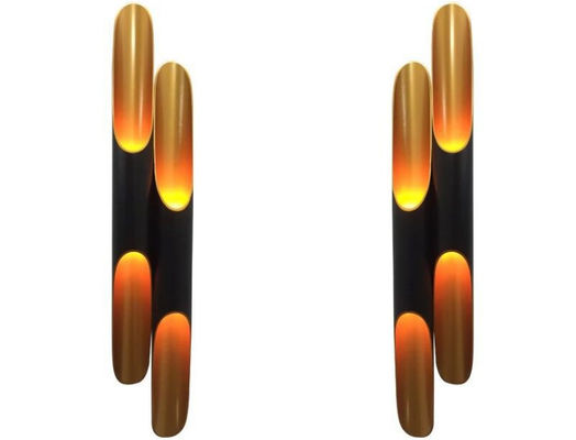60 * 600mm / 80 * 800mm E27 Bamboo Sconce Cenderung Lampu Dinding Modern