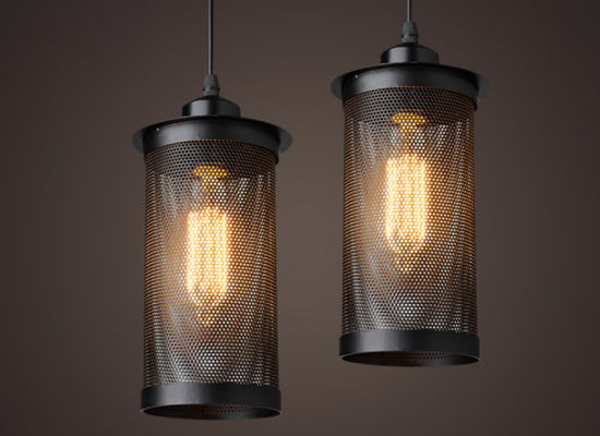 Vintage Metal Besi Modern Pendant Light Lampu Dekorasi Rumah Lampu Gantung