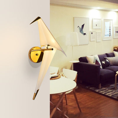 Energy Saving PaperCrane Bird Lampu Dinding Modern Untuk Ruang Tamu