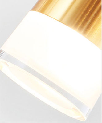 220v Led Chips Water Drop Metal Glass Pendant Light Tangga