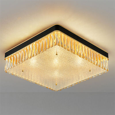 Perumahan E14 Golden Rectangle LED Ceiling Light Tanpa Suara.