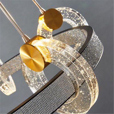 Pencahayaan Dalam Ruangan Dekoratif Kontemporer Perangkat Keras Nordik Dan Lampu Gantung &amp; Lampu Gantung Kristal Mewah Modern