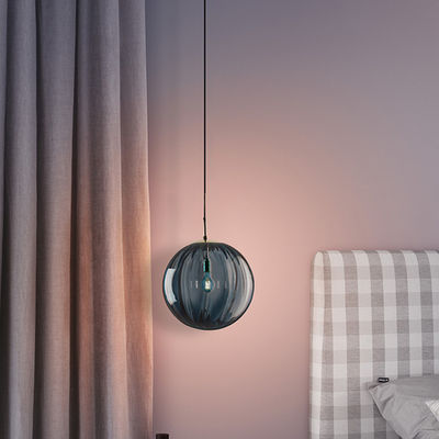 Kaca Single Head Bedroom Modern Pendant Light G9 Untuk Ruang Tamu