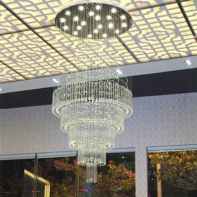 Hotel Pernikahan Mewah Crystal Pendant Light Modis RA80