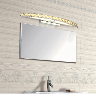 Kamar Mandi Pernikahan Residential Led Crystal Mirror Lamp AC265V