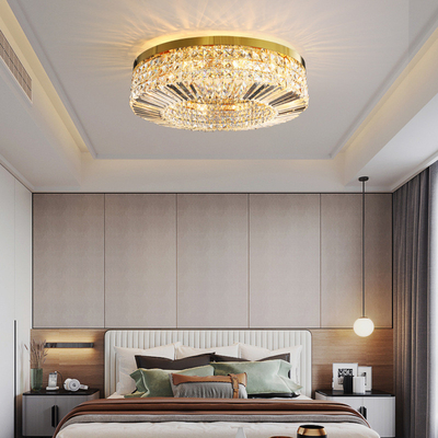 E14 Dekorasi Rumah Lampu Langit-langit LED Bulat H18cm Untuk Ruang Tamu / Kamar Tidur
