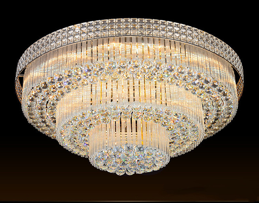 IP22 Embeded Crystal LED Ceiling Light Indoor Kamar Tidur Dekoratif