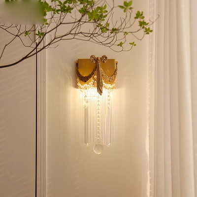 Lampu Dinding Kristal Desain Kreatif Mewah Untuk Interior Villa